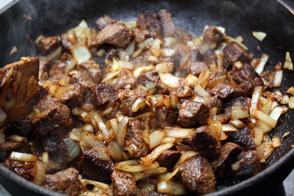 Рецепт пряного жаренного мяса